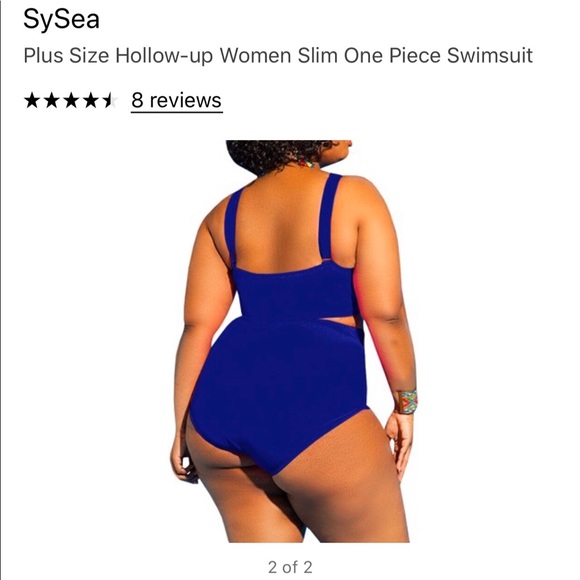 Brand New Slim One Piece Swimsuit - Picture 2 of 2